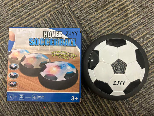 ZJYY LED Hover Soccer Ball - Air Power Training Ball Playing Football Indoor Outdoor Game - Birthday Gifts for Kids, Age 3 4 5 6 7 8-12 Year Old Boys - Soccer