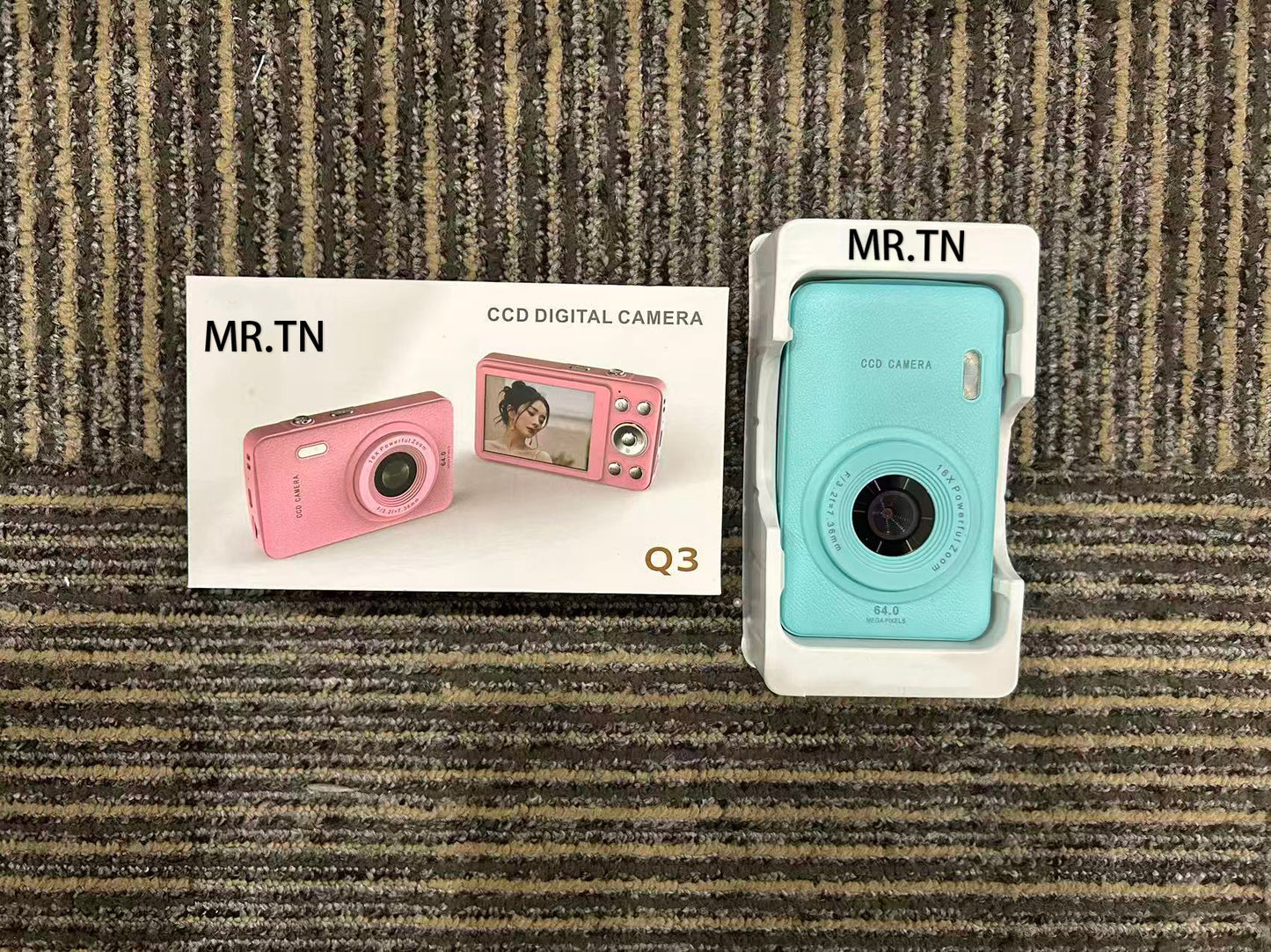MR.TN Children's Camera Toys for Girls & Boys, Kids Digital Camera, Girls Boys Gifts Toys for 3 4 5 6 7 8 9 Years Old