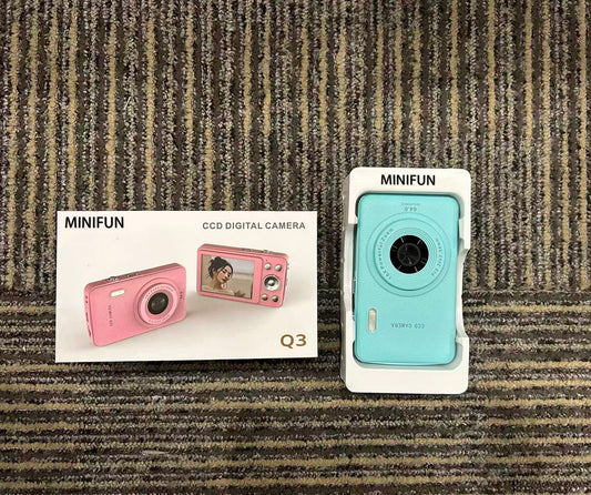 MINIFUN Kids Camera Toys for Girls Age 3-8, Kids Digital Camera Toddler Camera for 3 4 5 6 7 8 Years Old Birthday Gifts