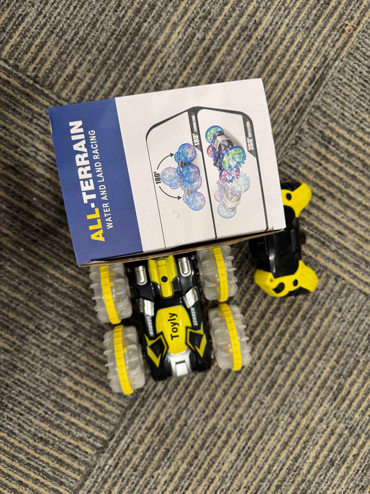 Toyly Remote Control Car, 2.4GHz Double Sided 360° Flips Rotating Electric Race RC Stunt Car