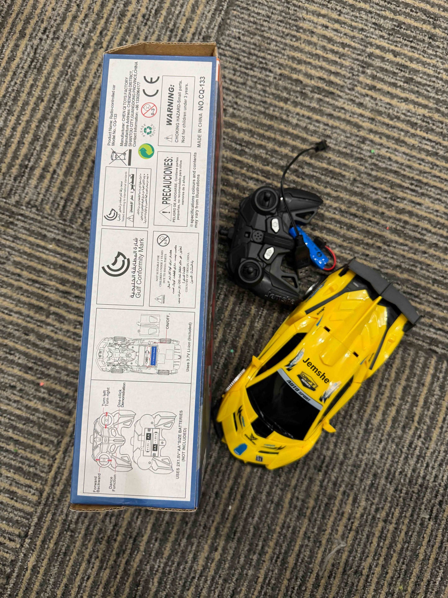 Jemshe Remote Control Car Toy,360° Rotating RC Deformation Robot Car Toy