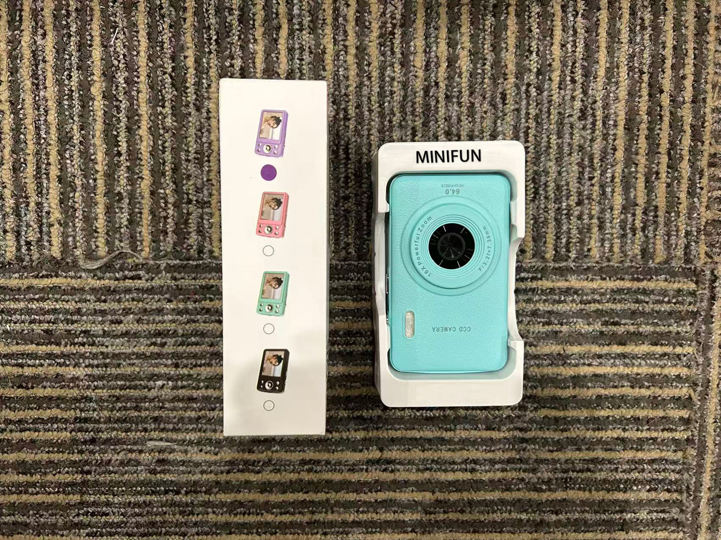 MINIFUN Kids Camera Toys for Girls Age 3-8, Kids Digital Camera Toddler Camera for 3 4 5 6 7 8 Years Old Birthday Gifts