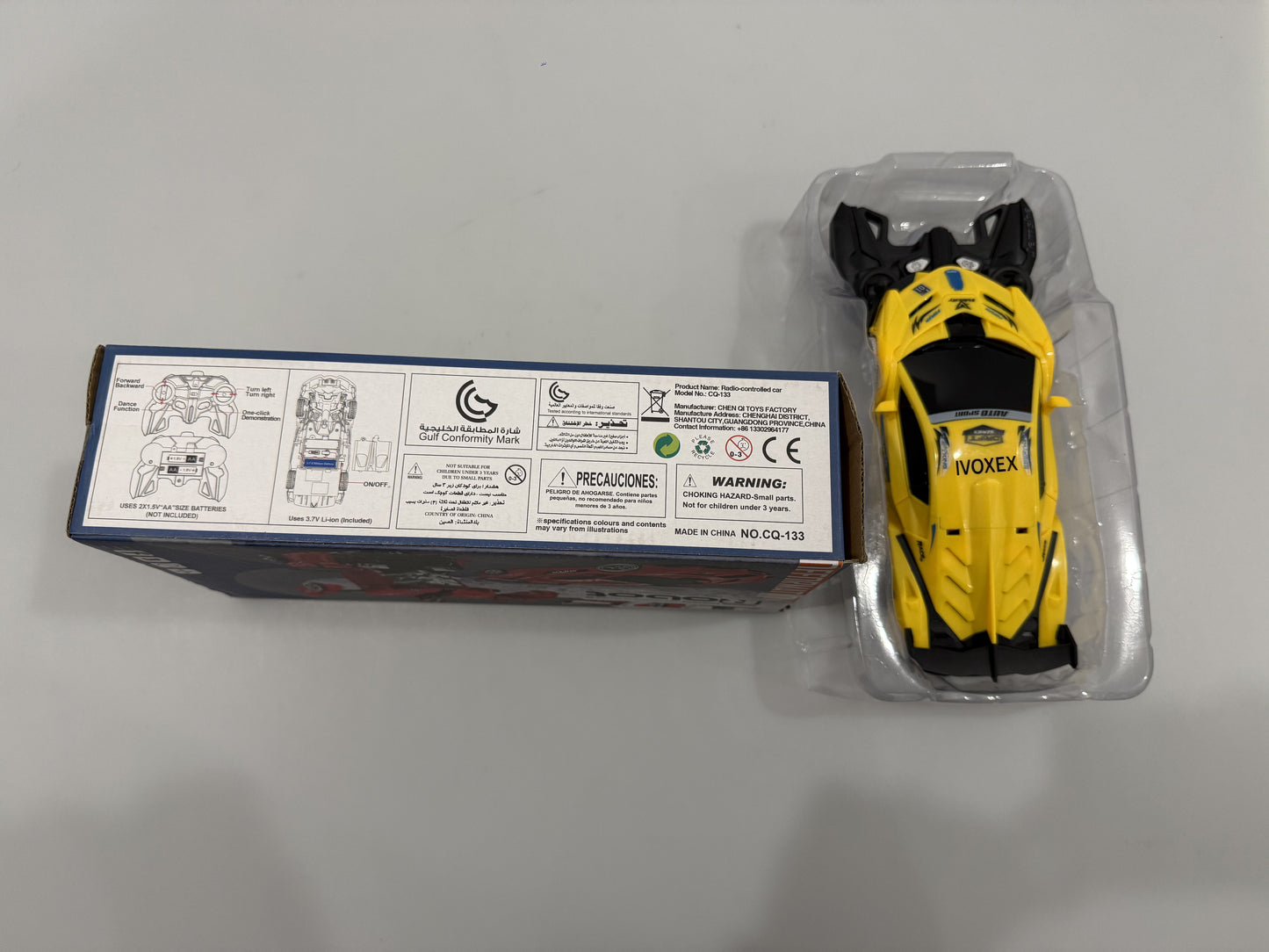 IVOXEX Remote Control Car Toy,360° Rotating RC Deformation Robot Car Toy