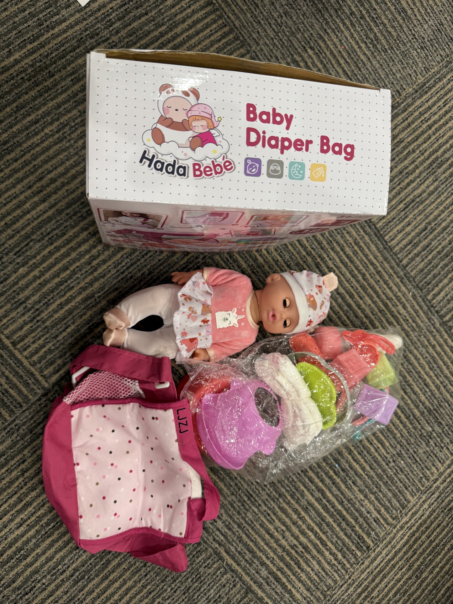 LJZJ Baby Doll Care Toys, 30PCS Baby Dolls Bath Set & Doctor Kit, Pretend Play Baby Doll Set, Incl Bathtub, Bathrobe, ECG, Thermometer, Toddlers Toys Gifts for Age 3 4 5 6 Year Old Girls