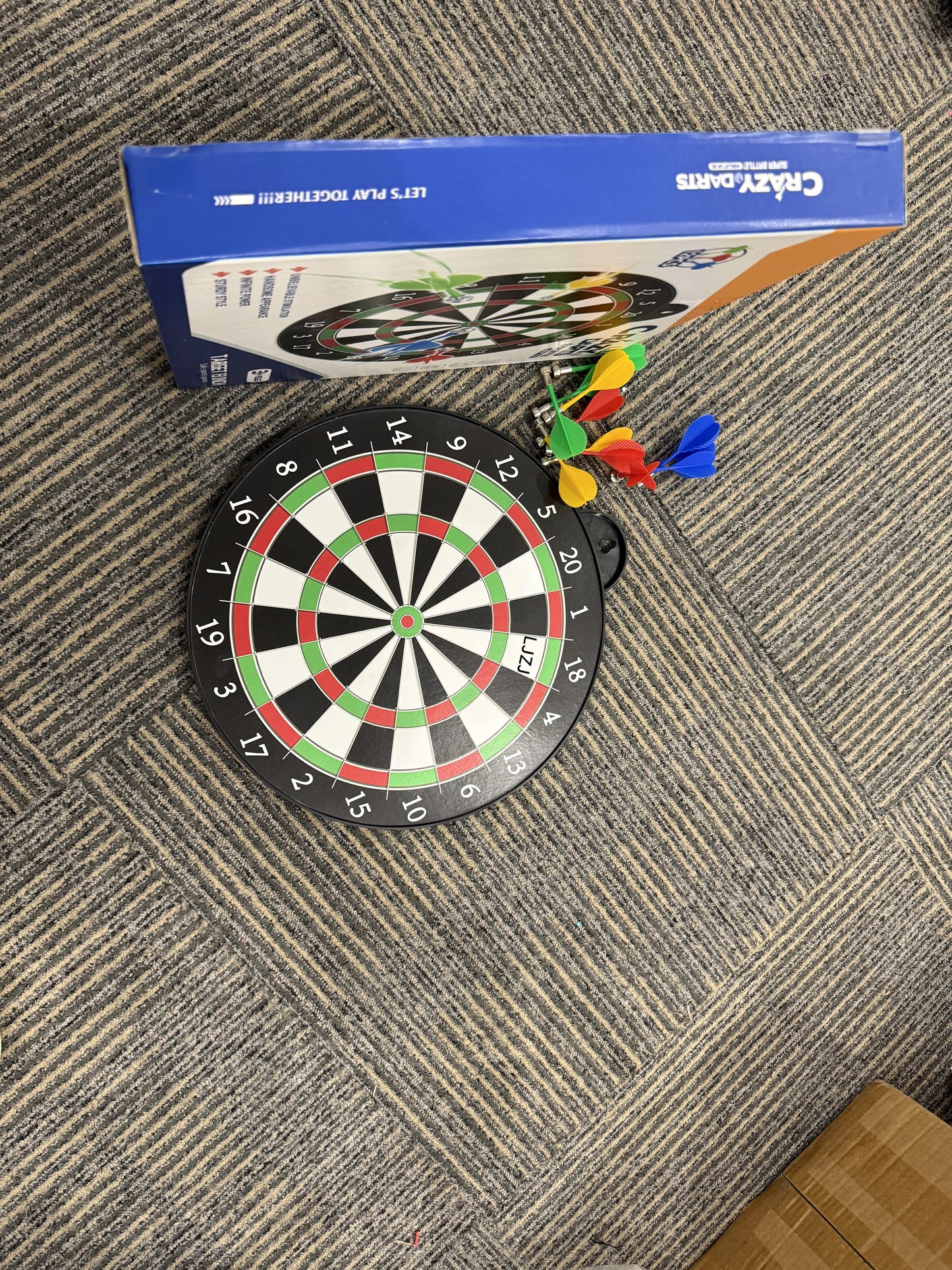 LJZJ Magnetic Dart Board - 12pcs Magnetic Darts - Excellent Indoor Game and Party Games - Gifts for 5 6 7 8 9 10 11 12 Year Old Boy Kids