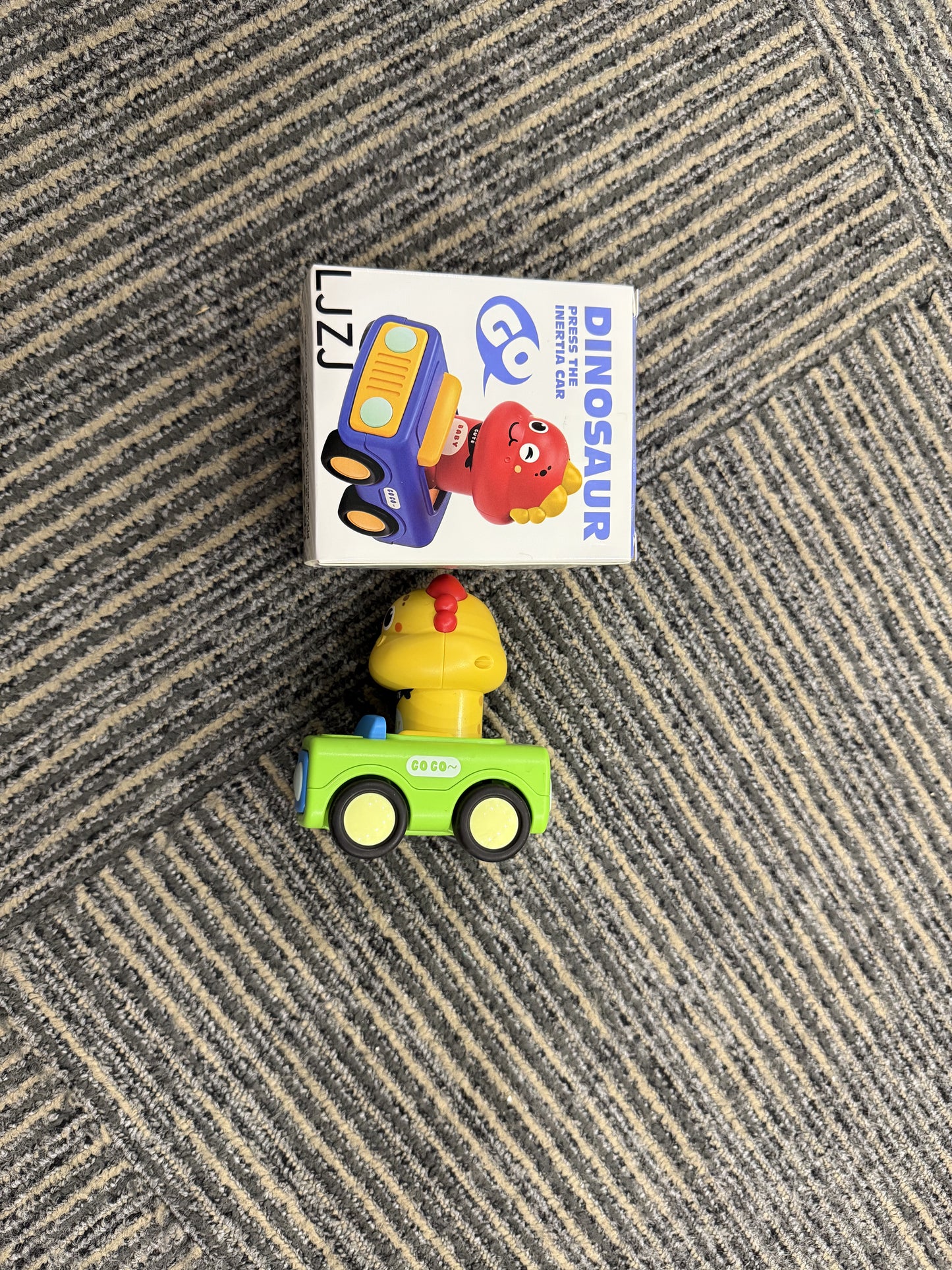 LJZJ Press to Go Car Toys for Toddlers 1-3, Baby Animal Racing Cars, Infant Play Vehicle Set, Baby Push Go Friction Car Toys for 6-9-12-18 Months, 1st Birthday Gifts for 1-2 Years Old Boys
