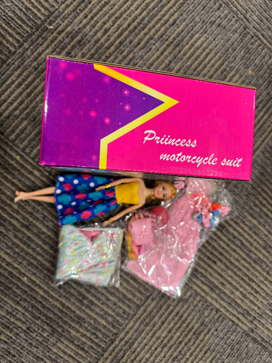IJO Doll Clothes and Accessories, Doll Playset Dress up Toys for Girls Kids Toddlers, Gift Toys for Age 3 4 5 6 7 8