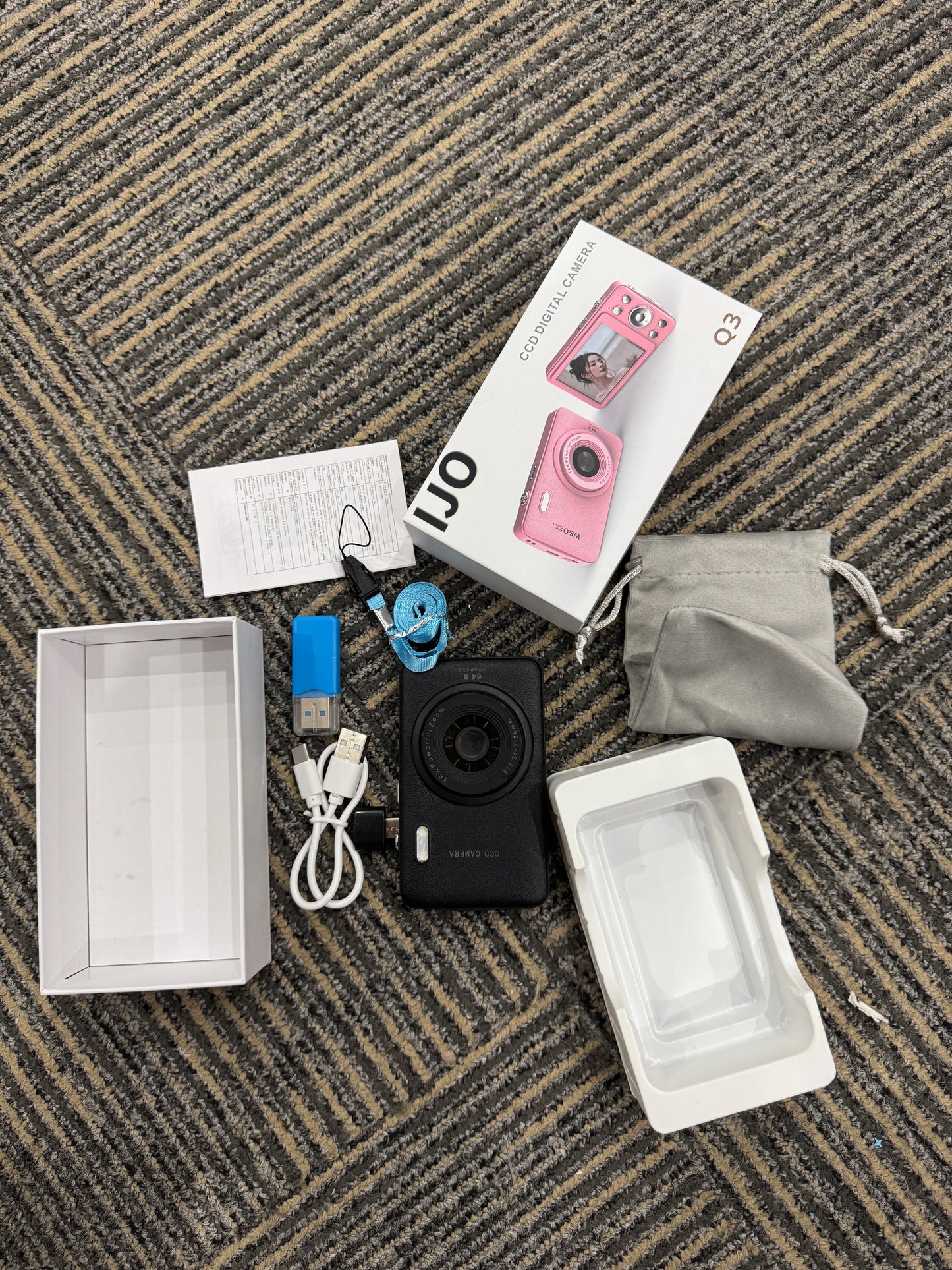 IJO Kids Camera Toys for Boys Girls,Digital Video Camera Toys for Kids with MP3 Music Player and 32GB SD Card,Ideas Birthday Gifts for 4 5 6 7 8 9 10+ Years Old Little Girls and Boys