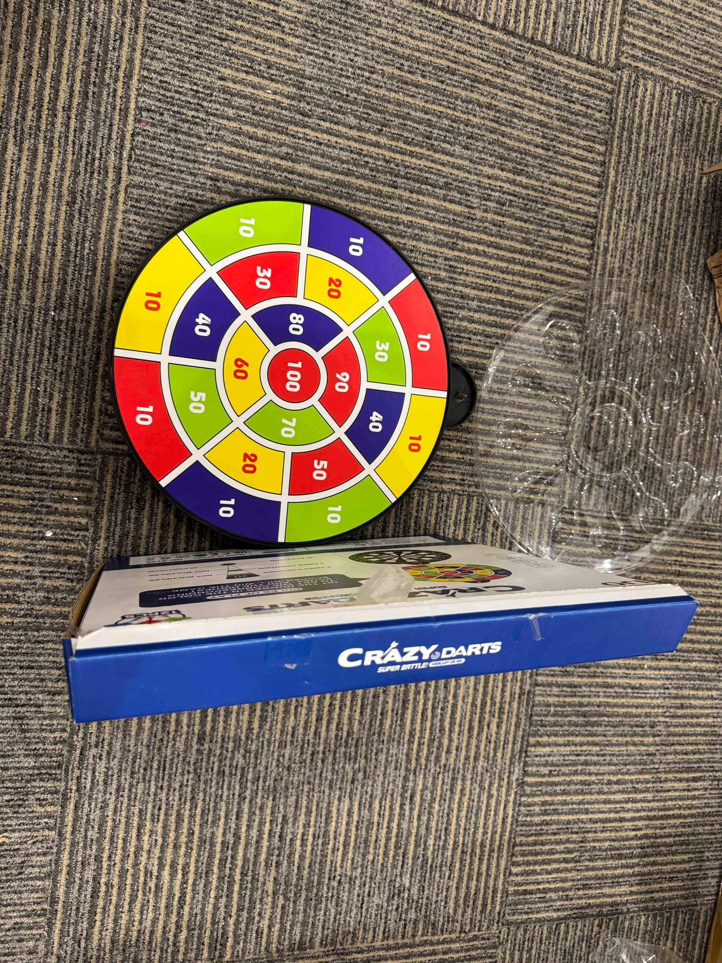 IJO Double-Sided Children's Activity Board with Magnetic Darts: Indoor Sports & Parlor Games for Party - Toy Gift for Boys and Girls